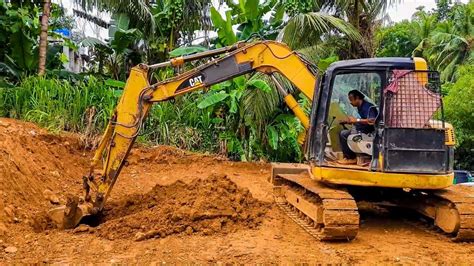 mini excavator digging foundation|mini excavator training for beginner.